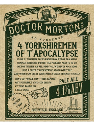 Abbeydale - Dr Morton's 4 Yorkshiremen Of T'Apocalypse