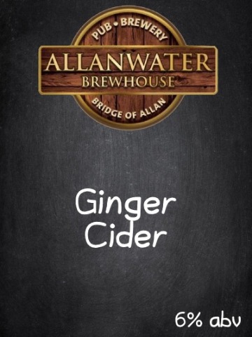 Allanwater - Ginger Cider