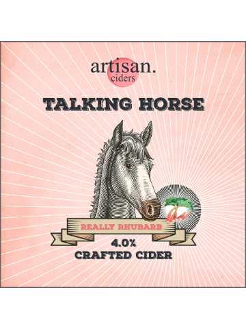 Artisan Ciders - Talking Horse - Really Rhubarb