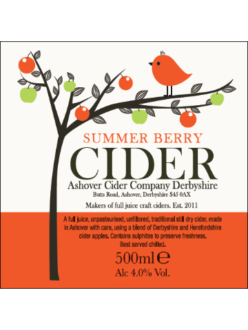 Ashover Cider - Summer Berry