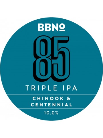 Brew By Numbers - 85 Triple IPA - Chinook & Centennial