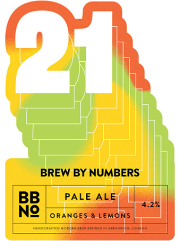Brew By Numbers - 21 Pale Ale - Orange & Lemons