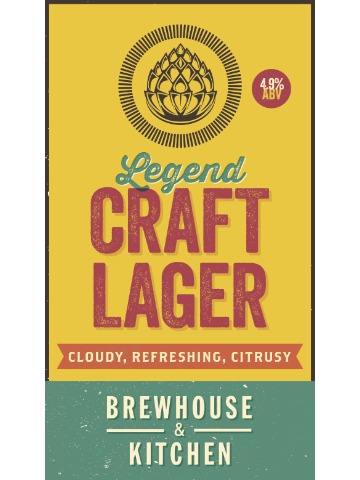 Brewhouse & Kitchen - Legend Craft Lager