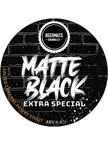 Beermats - Matte Black Extra Special