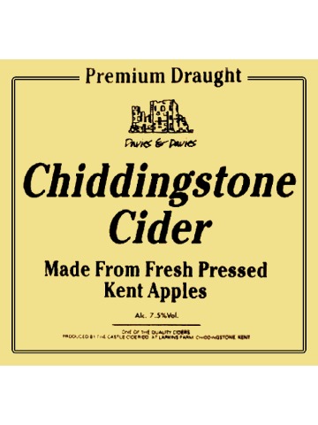 Castle Cider Co - Chiddingstone Cider - Medium Dry