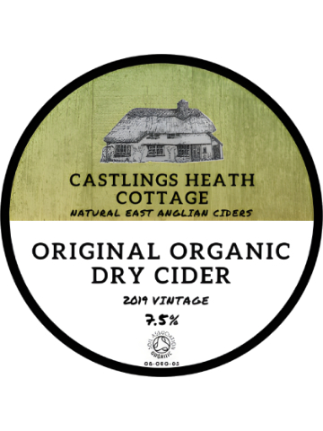 Castlings Heath Cottage - Original Organic Dry Cider 2019