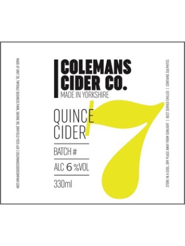 Colemans - Quince Cider