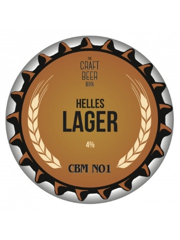 The Craft Beer Man - CBM No1 Helles Lager