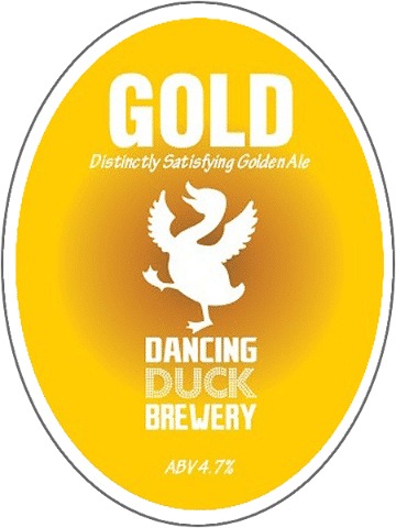 Dancing Duck - Gold