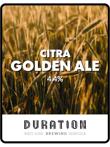 Duration - Citra Golden Ale