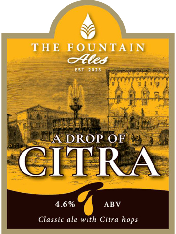 The Fountain Ales - A Drop of Citra