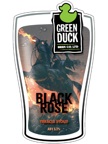 Green Duck - Black Rose
