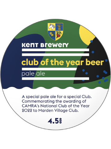 Kent - Club Of The Year Beer