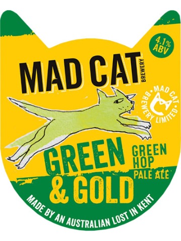 Mad Cat - Green & Gold