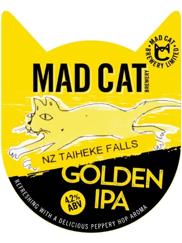 Mad Cat - Golden IPA - NZ Taiheke Falls
