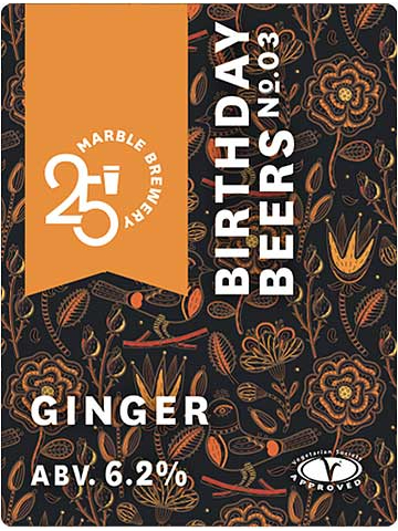 Marble - Birthday Beers No 3 - Ginger 