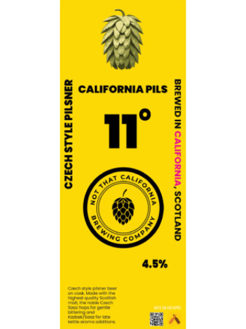 Not That California - Calofornia Pils 11