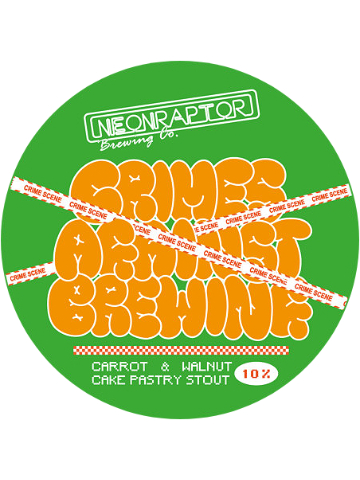 Neon Raptor - Crimes Against Brewing - Carrot & Walnut