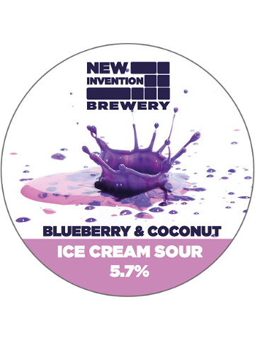New Invention - Blueberry & Coconut Ice Cream Sour
