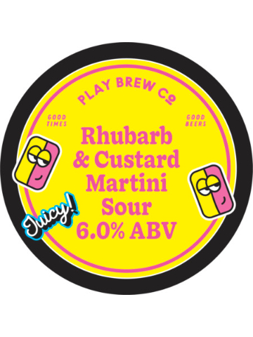 Play - Rhubarb & Custard Martini Sour