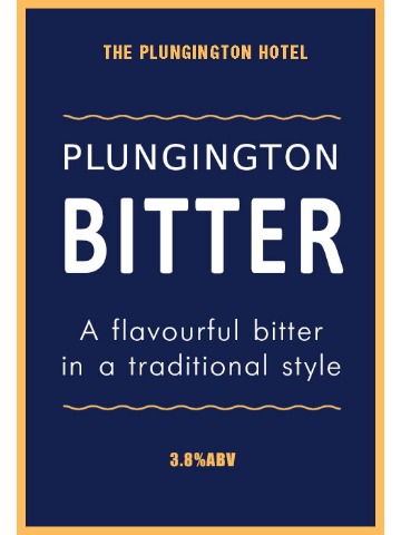 Pub Special - Plungington Bitter