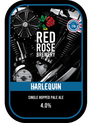 Red Rose - Harlequin