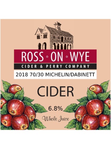 Ross On Wye - 2018 70/30 Michelin/Dabinett (No Longer Available)