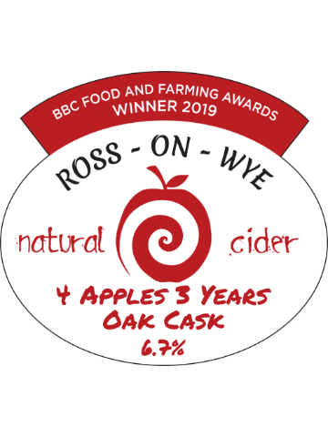 Ross on Wye - 4 Apples 3 Years Oak Cask