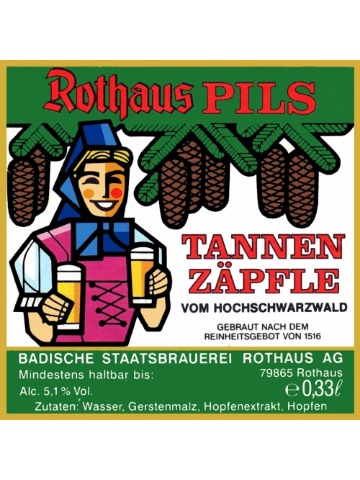 Rothaus - Tannenzapfle Pils