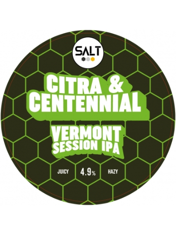 Salt - Citra & Centennial Vermont Session IPA