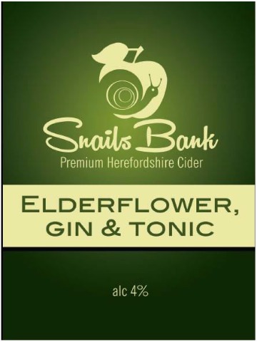 Snails Bank - Elderflower Gin & Tonic