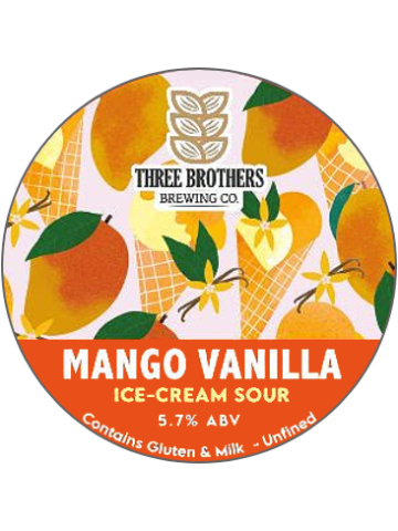 Three Brothers - Mango Vanilla Ice Cream Sour