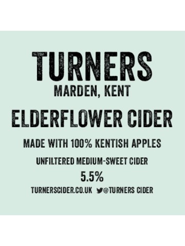 Turners - Elderflower Cider
