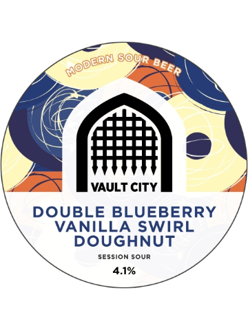 Vault City - Double Blueberry Vanilla Swirl Doughnut