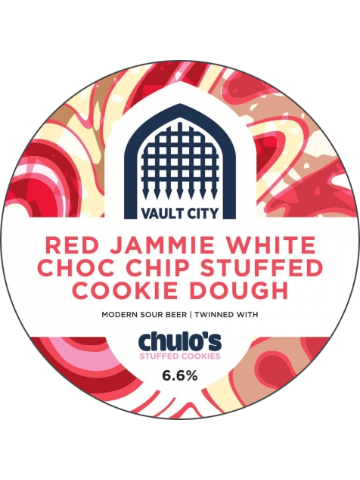 Vault City - Red Jammie White Choc Chip Stuffed Cookie Dough