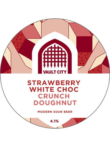 Vault City - Strawberry White Choc Crunch Doughnut