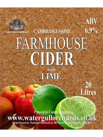 Watergull Orchards - Farmhouse Cider With Lime