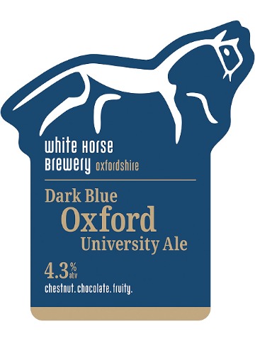 White Horse - Dark Blue Oxford University Ale