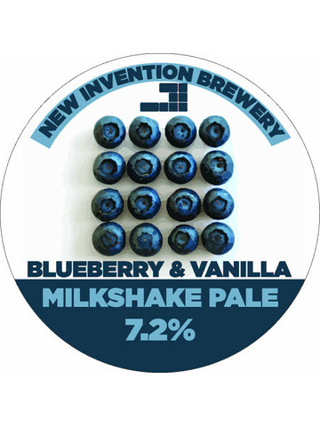 New Invention - Blueberry & Vanilla Milkshake Pale
