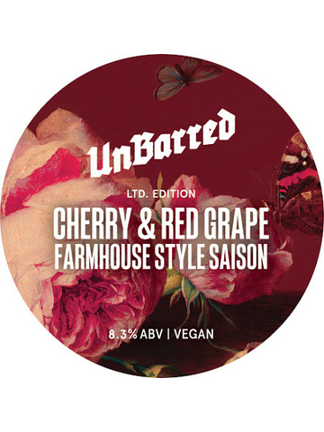 UnBarred - Cherry & Red Grape Farmhouse Style Saison